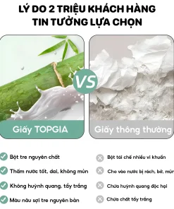 Ly do khách hàng tin tưởng lựa chọn khăn giấy gấu trúc Top One