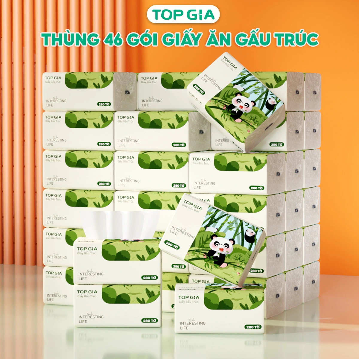 Khăn giấy gấu trúc Top